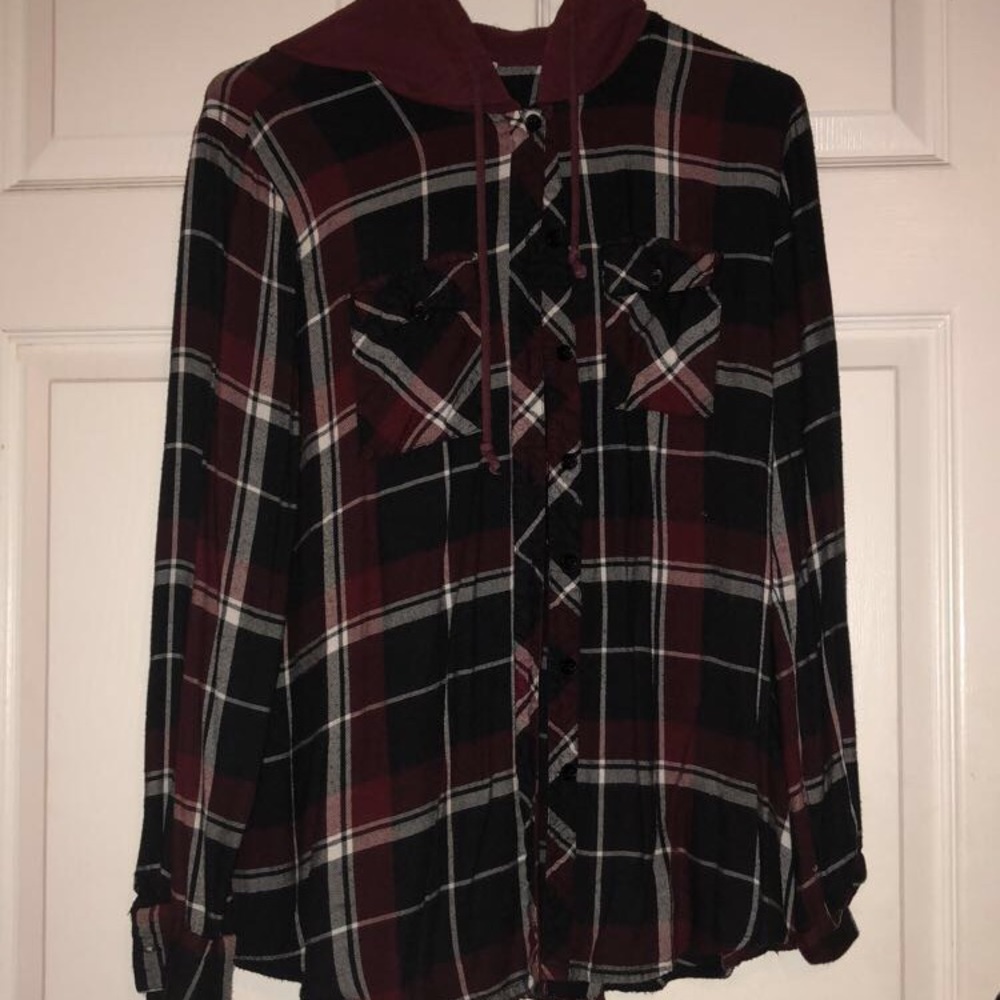 Flannel with a hood